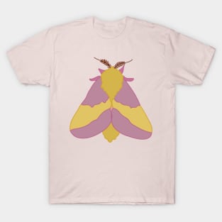 Pink Aesthetic Moth by Courtney Graben T-Shirt